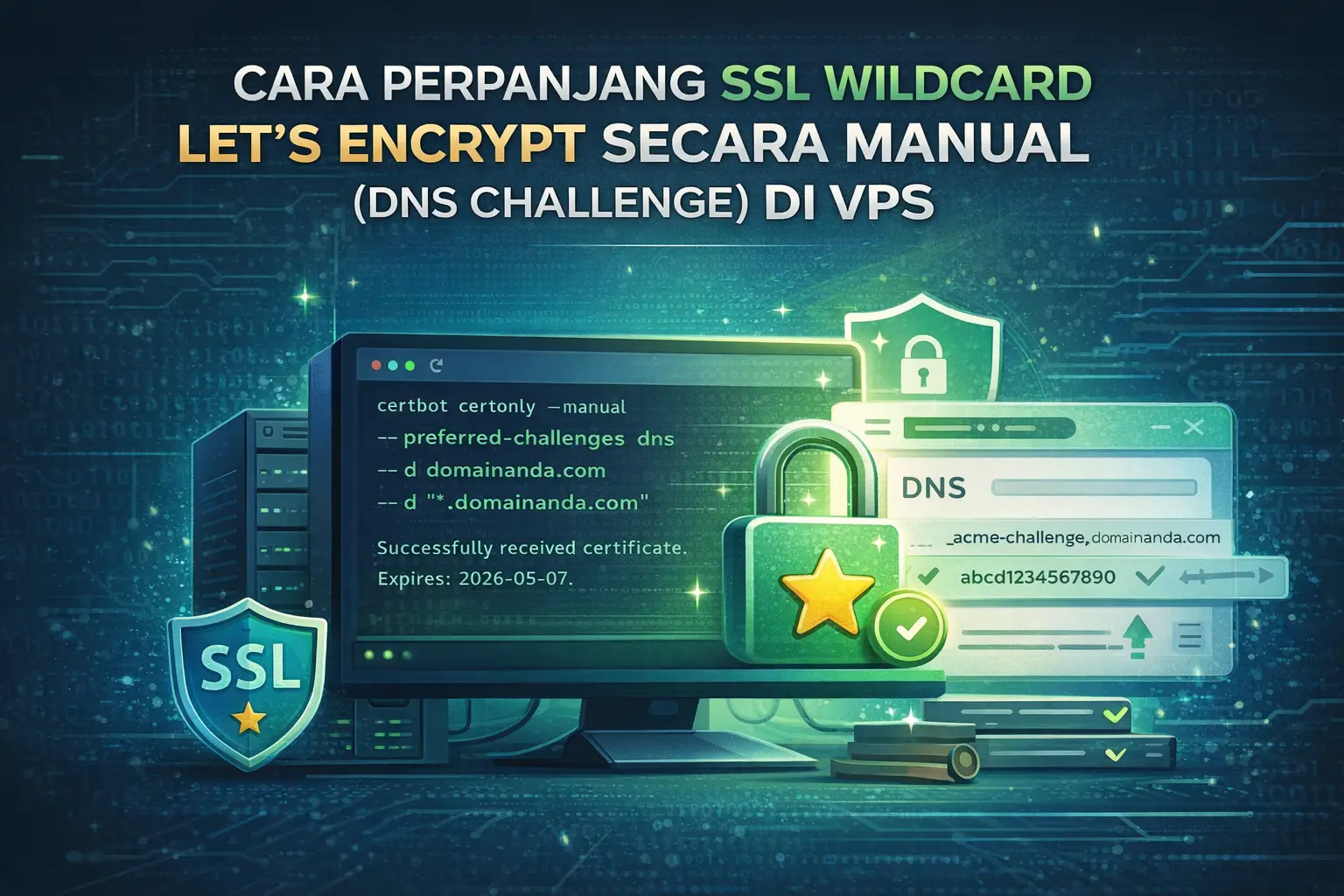 ssl manual dns